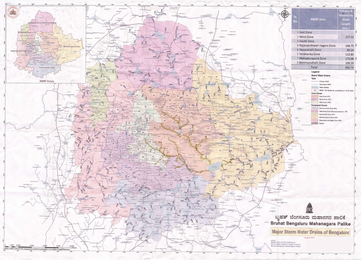 BBMP rajakaluve haritası