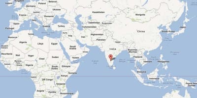 Dünya haritası Bangalore