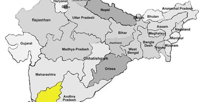 Bangalore Hindistan haritası