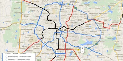 Namma metro faz 3 yol haritası