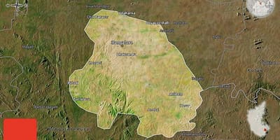 Bangalore uydu haritası