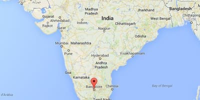 Hindistan haritası Banglore
