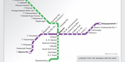 Bangalore metro rail map